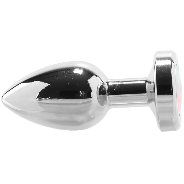Booty Sparks Silver Light Up Anal Plug in Small XR Brands Anal Booty Sparks Silver Light Up Anal Plug in Small XR Brands Anal