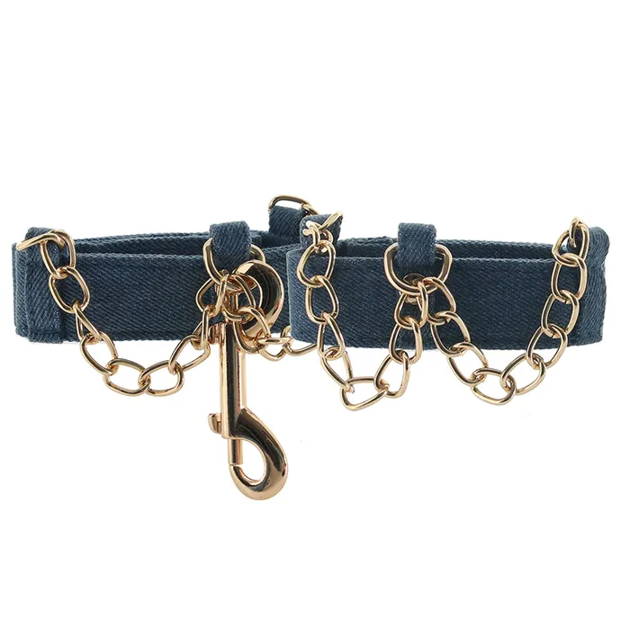 CalExotics Restraints Ride Em Denim Wrist Cuffs