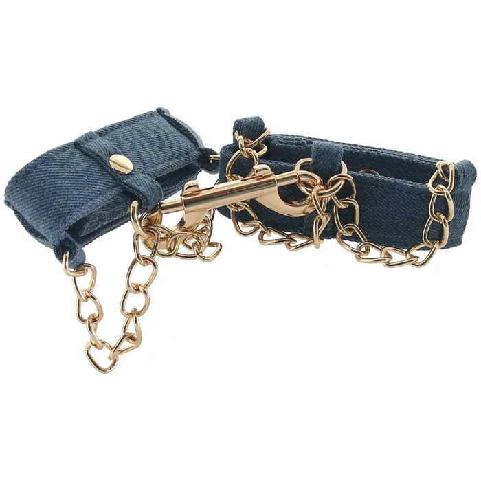 CalExotics Restraints Ride Em Denim Wrist Cuffs