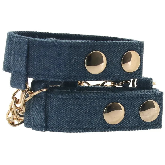 CalExotics Restraints Ride Em Denim Wrist Cuffs
