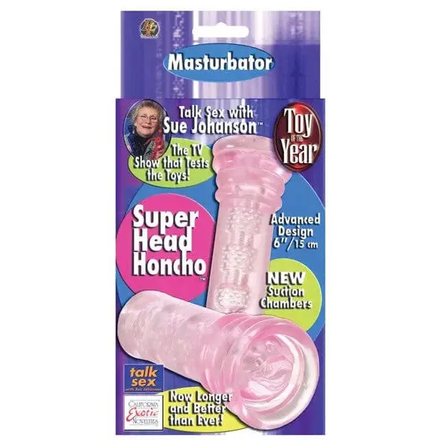 CalExotics Vibrators Sue Johanson Super Head Honcho Pink
