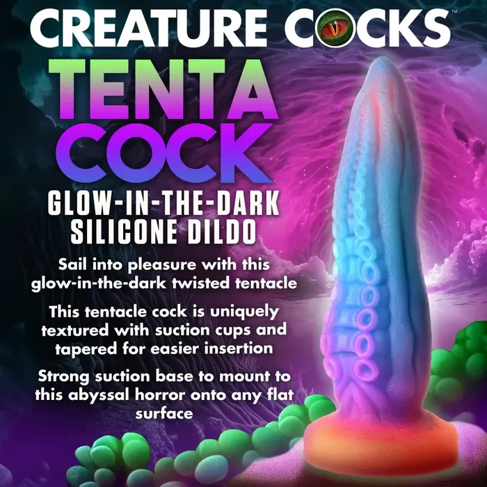 Creature Cocks Dildos Creature Cocks TentaCock GlowintheDark Silicone Dildo
