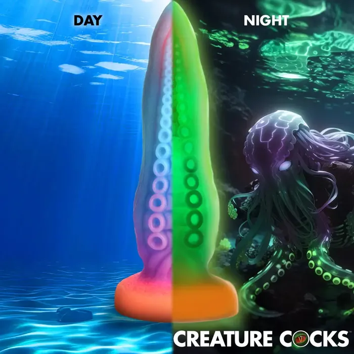 Creature Cocks Dildos Creature Cocks TentaCock GlowintheDark Silicone Dildo
