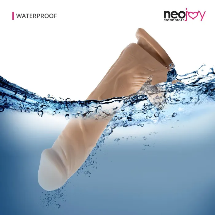 Dildos Neojoy Neojoy Realistic Vibrating Dildo TPE Suction Cup 10 Vibrations Flesh 236cm 93 inch