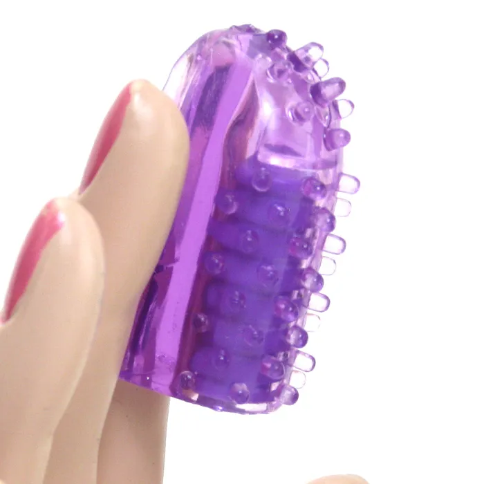 Doc Johnson Vibrators Oralove Finger Friend Mini Vibe in Purple