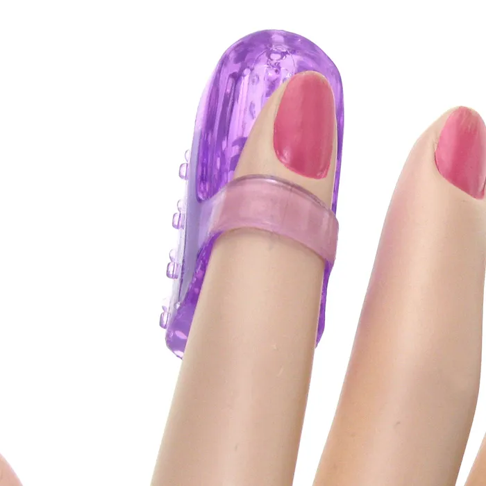 Doc Johnson Vibrators Oralove Finger Friend Mini Vibe in Purple Doc Johnson Vibrators Oralove Finger Friend Mini Vibe in Purple