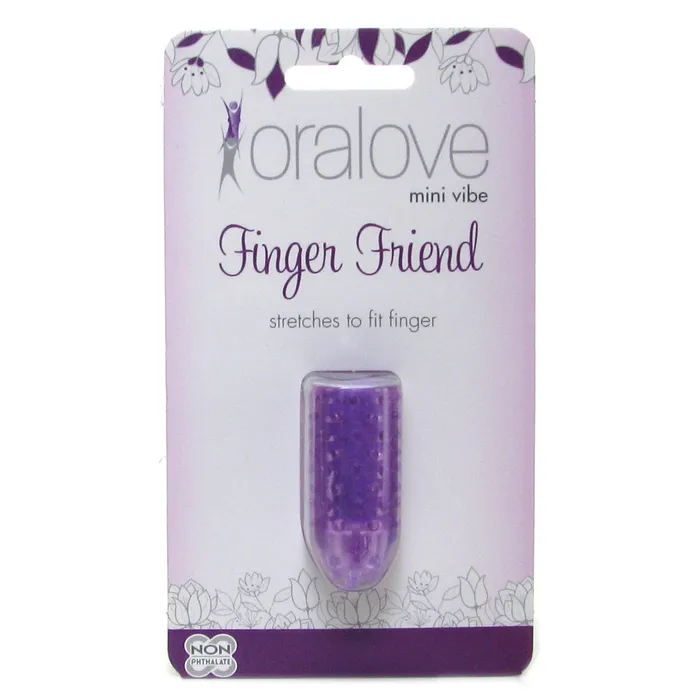 Doc Johnson Vibrators Oralove Finger Friend Mini Vibe in Purple Doc Johnson Vibrators Oralove Finger Friend Mini Vibe in Purple