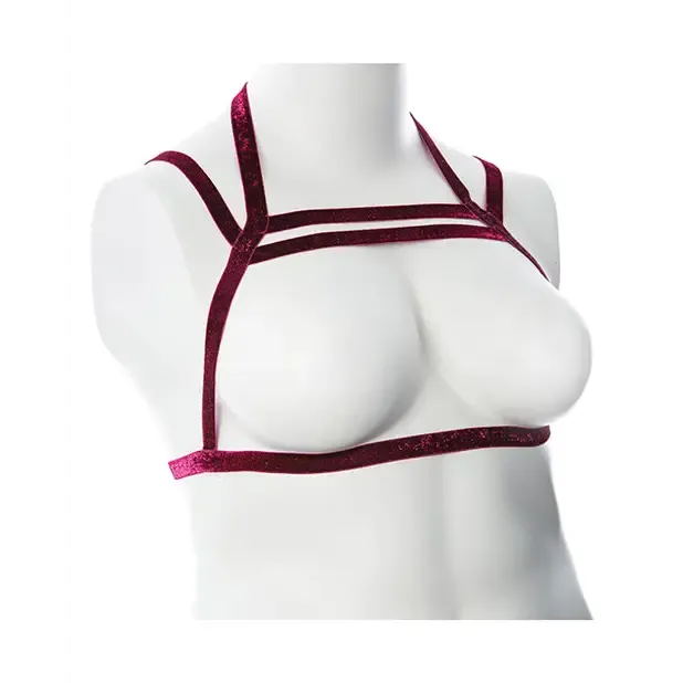Female Sex Toys Gender Fluid Sugar Coated Harness Raspberry Glitter Thank Me Now INC Female Sex Toys Gender Fluid Sugar Coated Harness Raspberry Glitter Thank Me Now INC
