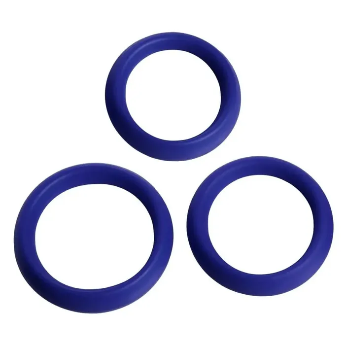 Female Sex Toys Trinity Vibes 3 Piece Silicone Erection Rings