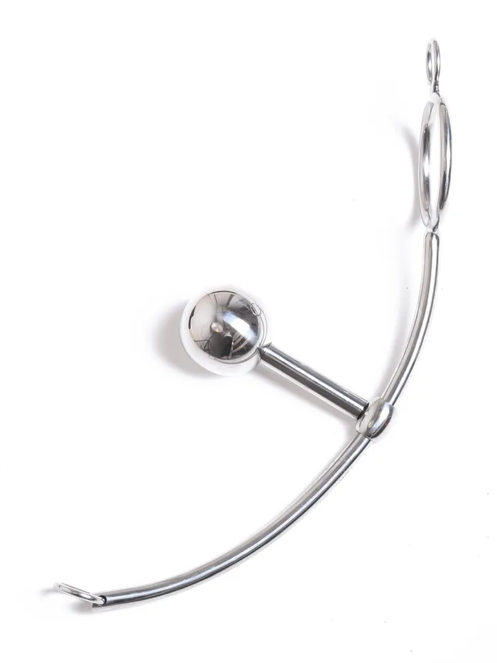 HonourSkintwocom Male Sex Toys Steel Adjustable Butt Plug with Attached Cock Ring HonourSkintwocom Male Sex Toys Steel Adjustable Butt Plug with Attached Cock Ring