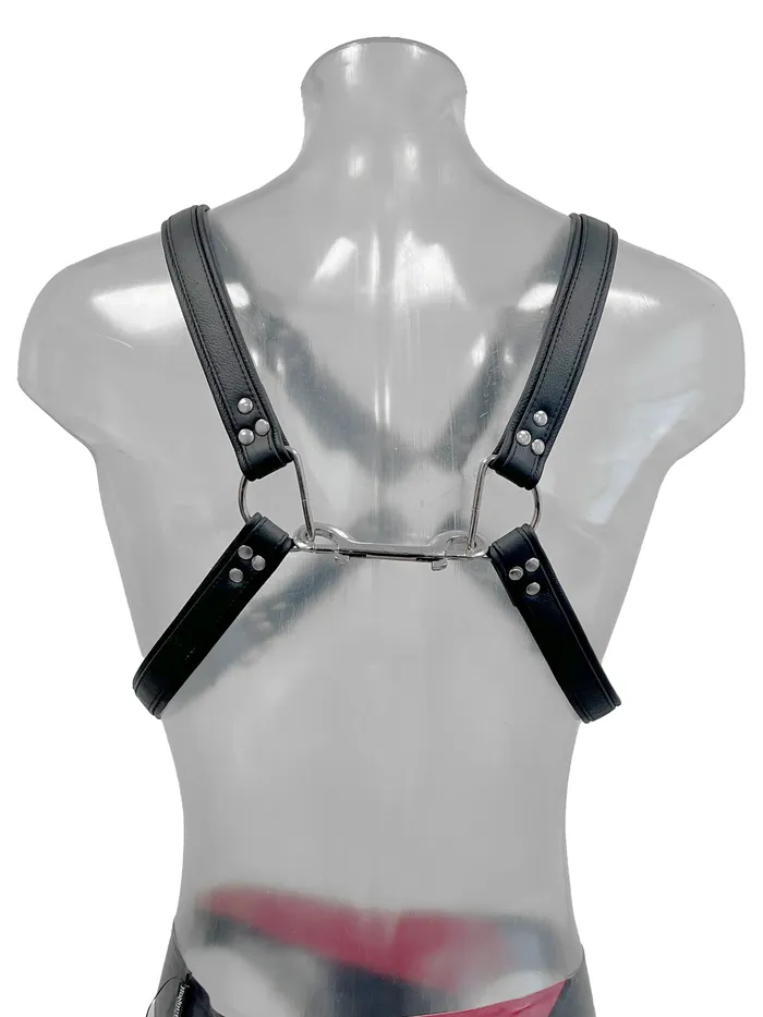 HonourSkintwocom Mens Underwear Black Industrial Chest Harness One Size HonourSkintwocom Mens Underwear Black Industrial Chest Harness One Size