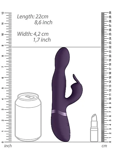 HonourSkintwocom Vibrators Niva 360 Degrees Rabbit Purple
