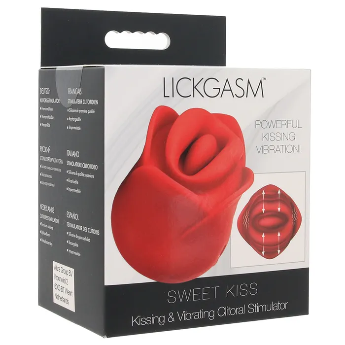 Lickgasm Sweet Kiss Clitoral Vibe in Red XR Brands Vibrators