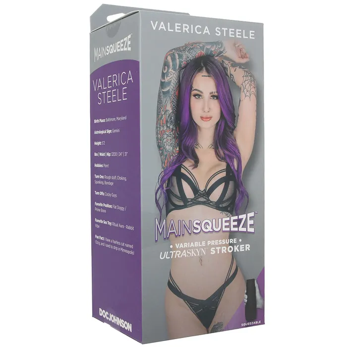 Main Squeeze Valerica Steele ULTRASKYN Stroker Doc Johnson Male Sex Toys