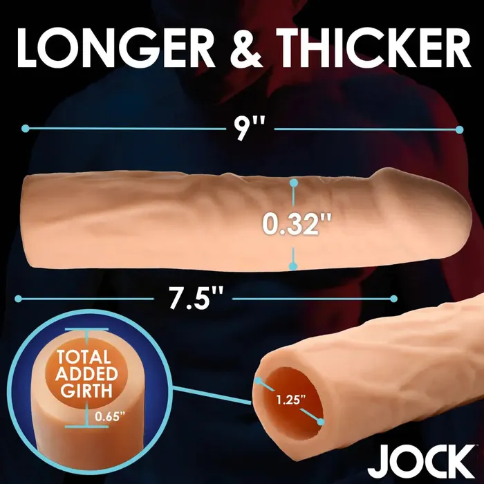 Male Sex Toys Curve Toys Extra Long 15 Inch Penis Extension 