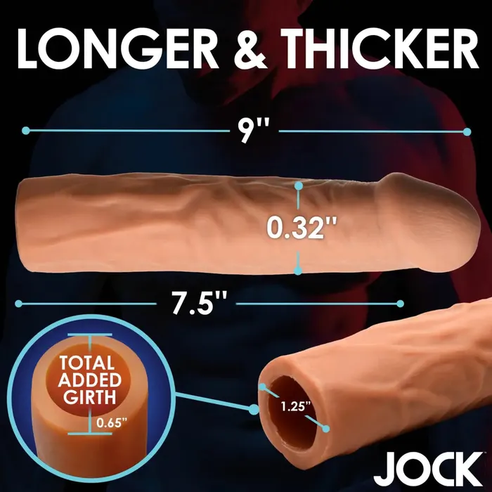 Male Sex Toys Curve Toys Extra Long 15 Inch Penis Extension 