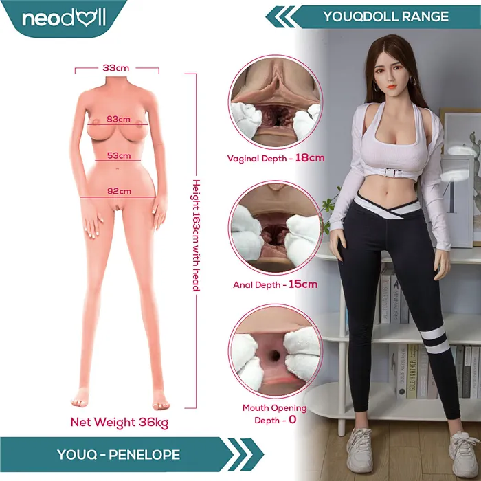 Male Sex Toys Youqdoll Youqdoll Penelope Realistic Full Silicone Sex doll 163cm Natural Male Sex Toys Youqdoll Youqdoll Penelope Realistic Full Silicone Sex doll 163cm Natural