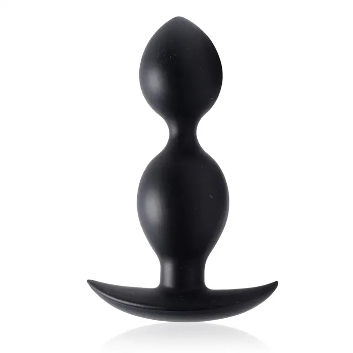 Master Series Orbs Steel Weighted Duotone Silicone Anal Plug Male Sex Toys