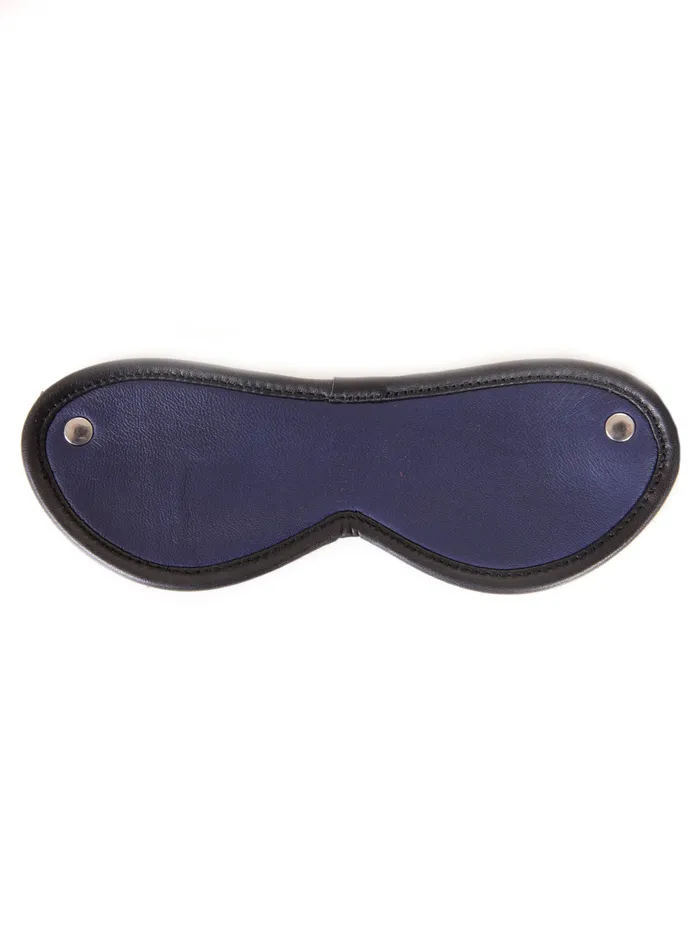 Mens Underwear HonourSkintwocom Blue Leather Blindfold With Black Trim One Size Mens Underwear HonourSkintwocom Blue Leather Blindfold With Black Trim One Size