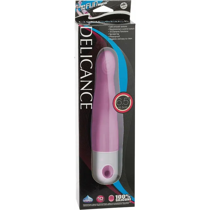 Nanma Vibrators 10 Function Delicance Silicone Vibrator 65 Pink