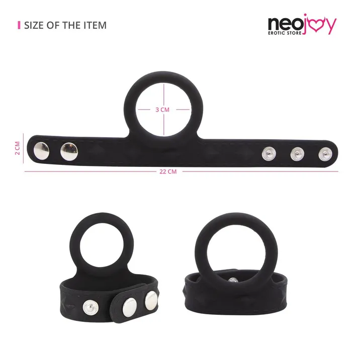 Neojoy Male Sex Toys Neojoy Bondage Cockring Adjustable Penis Ring Male Sex Toy