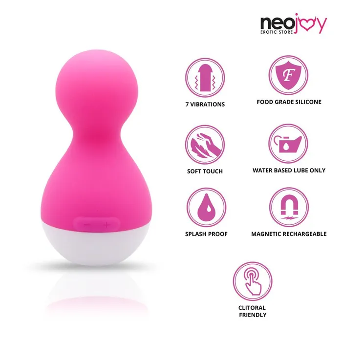 Neojoy NeoJoy Breast Clitoris Simulator Silicon 7 Vibration Function USB Rechargeable Vibrators