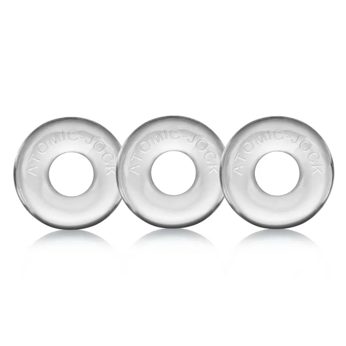Oxballs Ringer Cockring 3Pack Clear Oxballs Anal
