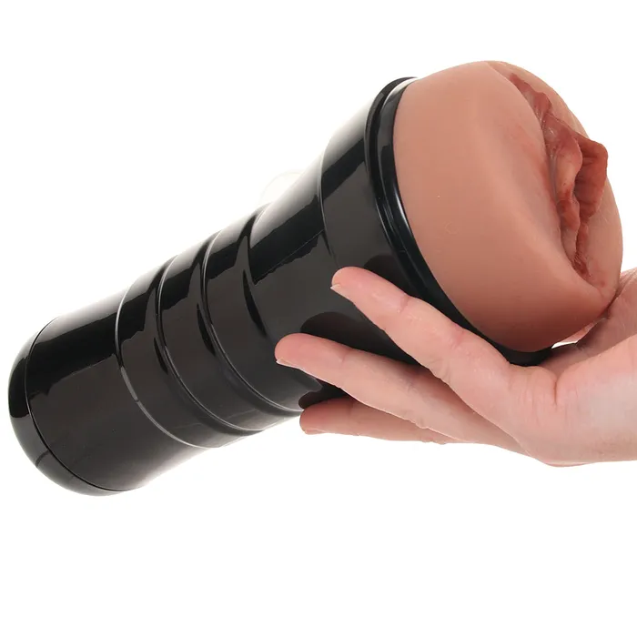 PDX Wet Pussies Super Luscious XXL Stroker in Brown Pipedream Male Sex Toys
