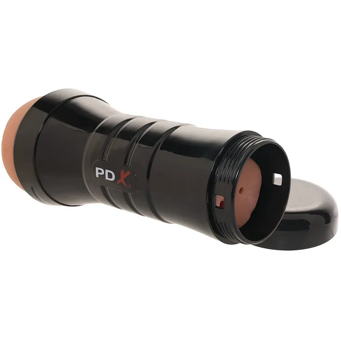 PDX Wet Pussies Super Luscious XXL Stroker in Brown Pipedream Male Sex Toys