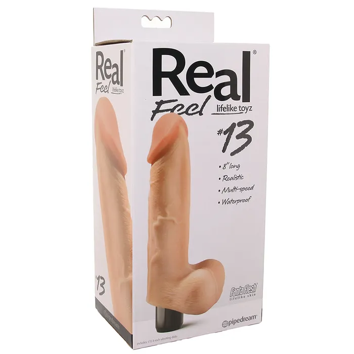 Pipedream Vibrators Real Feel No13 Vibe in Flesh
