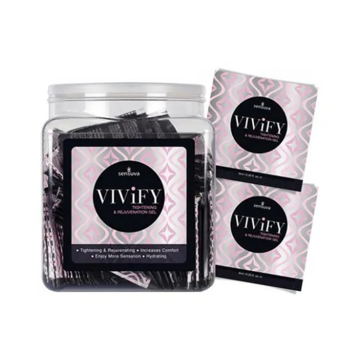 Sensuva Anal Vivify Tightening Rejuvenation Gel Tub Of 100 Single Use Packet Sensuva Anal Vivify Tightening Rejuvenation Gel Tub Of 100 Single Use Packet