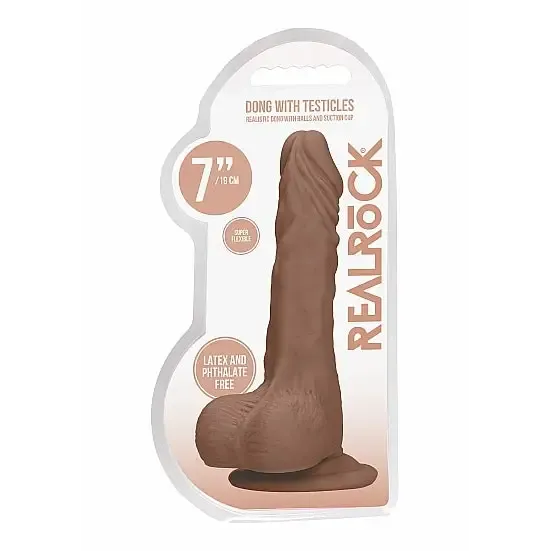 SHOTS AMERICA Dildos Realrock Dong Tan W Testicles SHOTS AMERICA Dildos Realrock Dong Tan W Testicles