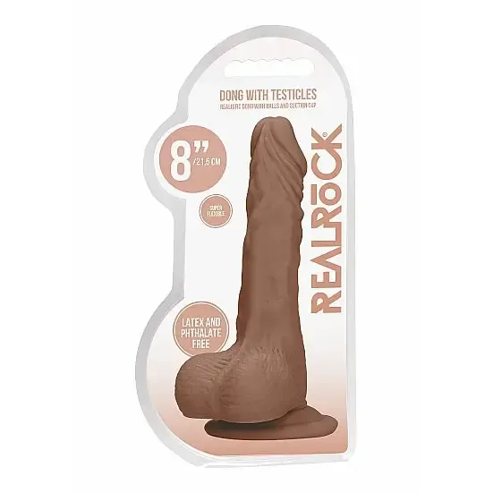 SHOTS AMERICA Dildos Realrock Dong Tan W Testicles SHOTS AMERICA Dildos Realrock Dong Tan W Testicles
