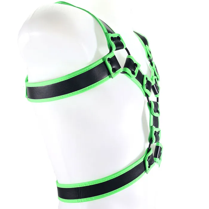 Shots Toys Female Sex Toys Ouch Glow In The Dark Upper Body Harness in SM Shots Toys Female Sex Toys Ouch Glow In The Dark Upper Body Harness in SM