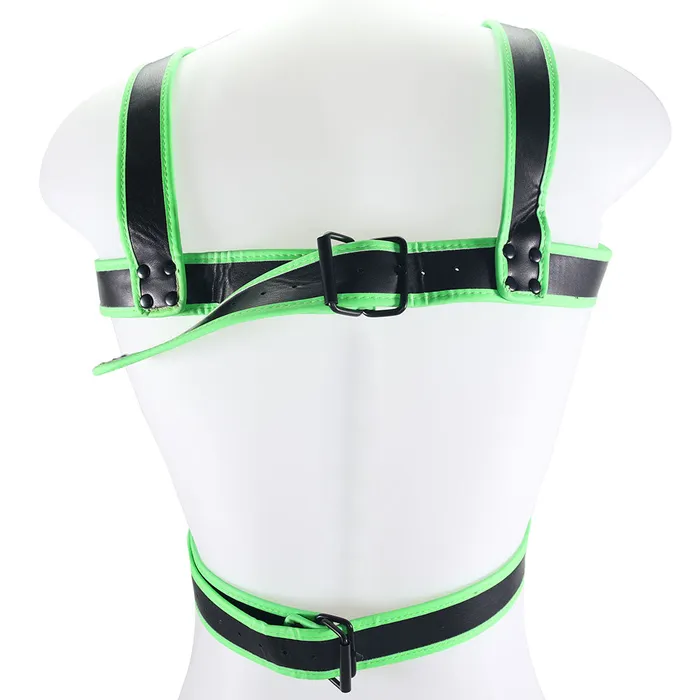 Shots Toys Female Sex Toys Ouch Glow In The Dark Upper Body Harness in SM Shots Toys Female Sex Toys Ouch Glow In The Dark Upper Body Harness in SM