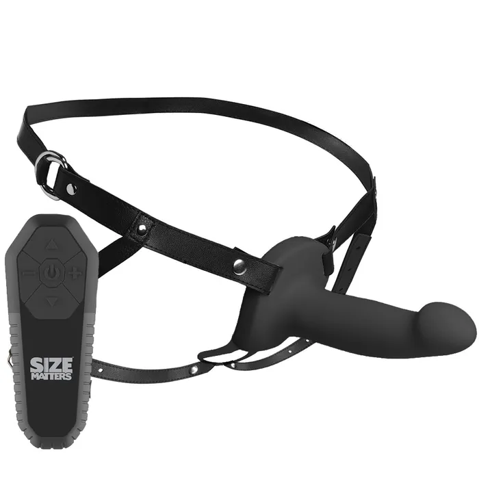 Size Matters 2 Inch Smooth Vibrating Penis Sheath in Black XR Brands Anal