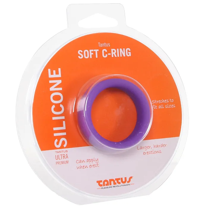 Soft Silicone CRing in Purple Tantus Male Sex Toys