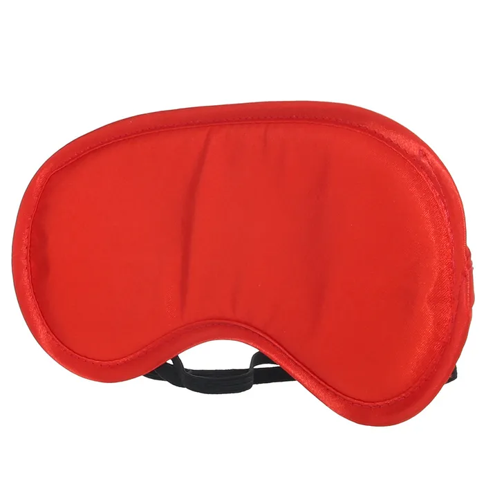 Sportsheets Sex Mischief Satin Blindfold in Red Vibrators
