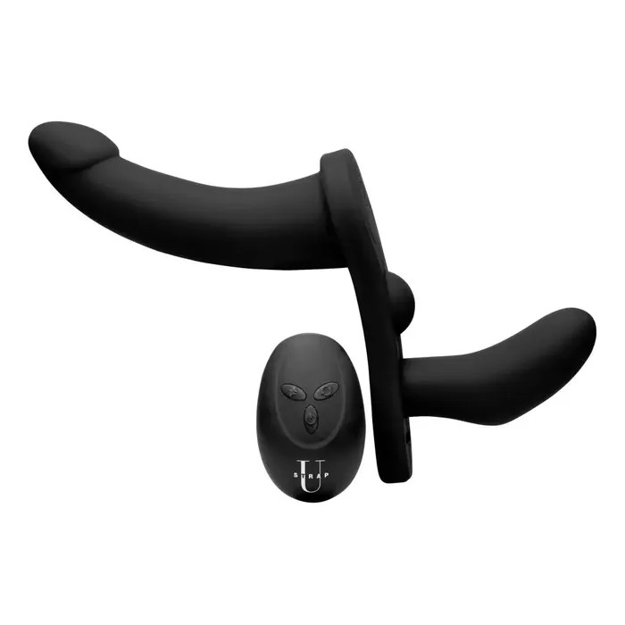 Strap U Female Sex Toys Strap U Double Take Double Penetration Vibrating Strap On Kit Strap U Female Sex Toys Strap U Double Take Double Penetration Vibrating Strap On Kit