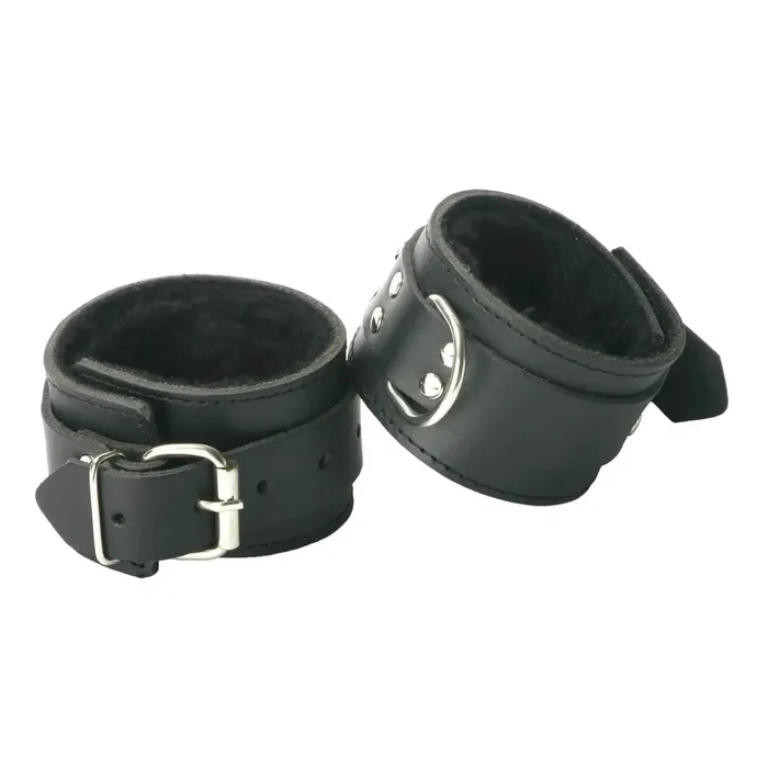 Strict Leather Fur Lined Ankle Cuffs Strict Leather Restraints