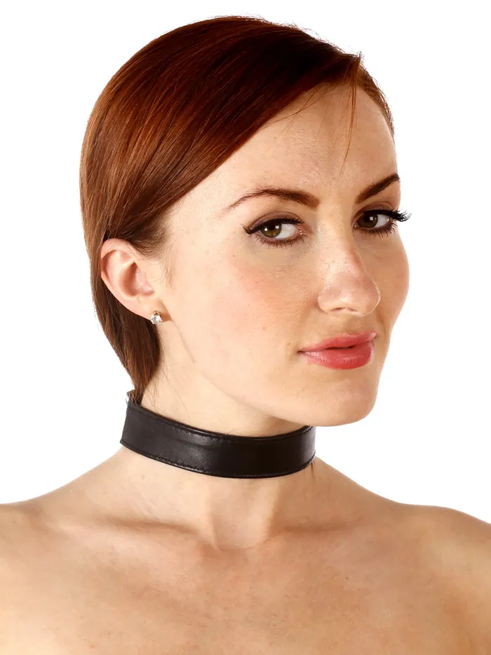 Thin Leather Collar HonourSkintwocom Restraints