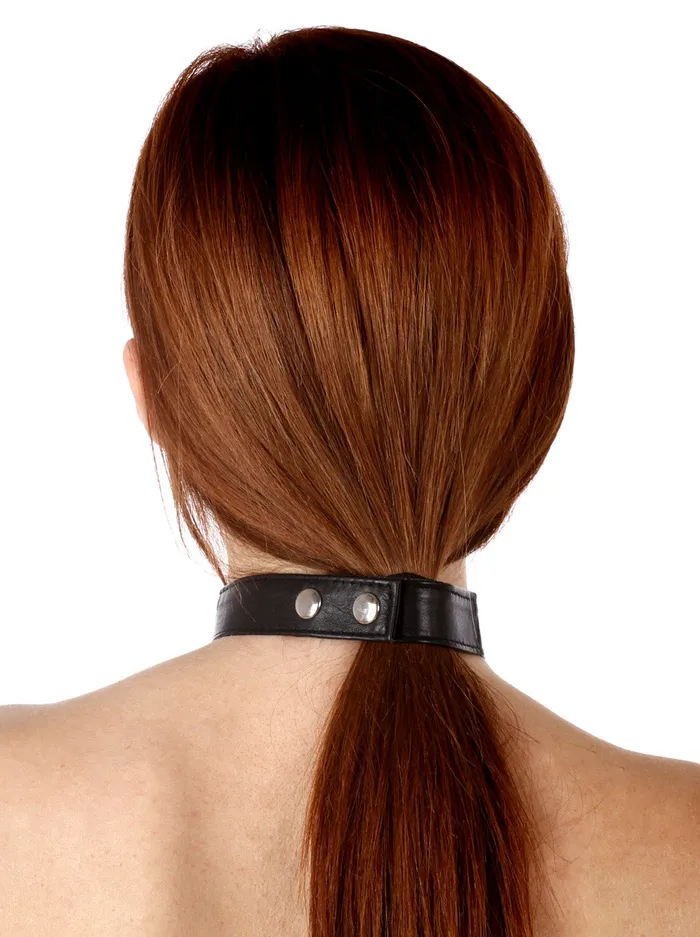 Thin Leather Collar HonourSkintwocom Restraints
