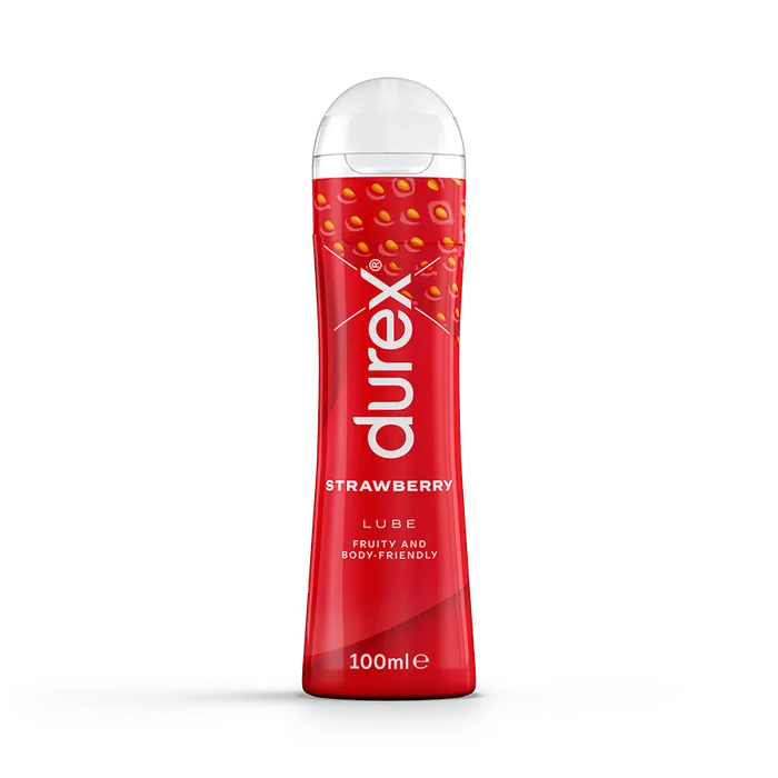 Vibrators Durex Durex Strawberry Water Based Lube