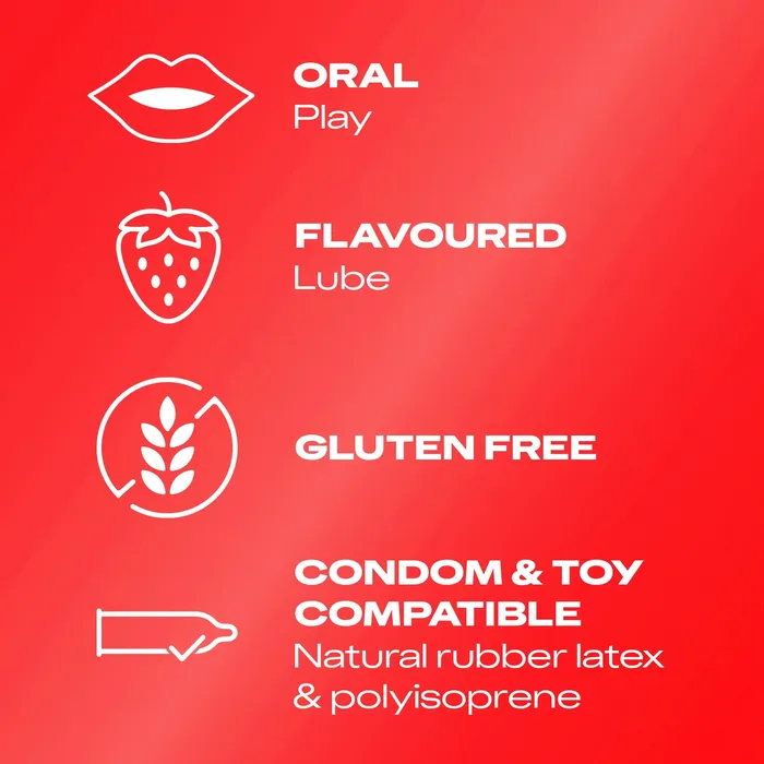 Vibrators Durex Durex Strawberry Water Based Lube Vibrators Durex Durex Strawberry Water Based Lube