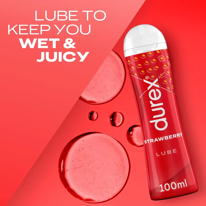 Vibrators Durex Durex Strawberry Water Based Lube Vibrators Durex Durex Strawberry Water Based Lube