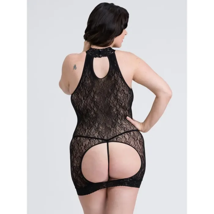 Vibrators Fifty Shades of Grey Fifty Shades Captivate Plus Size Black Lace Spanking Mini Dress Os Queen
