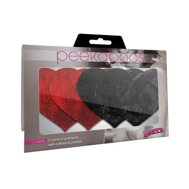 Vibrators Pasties Stolen Kisses Hearts peekaboos XGEN Products