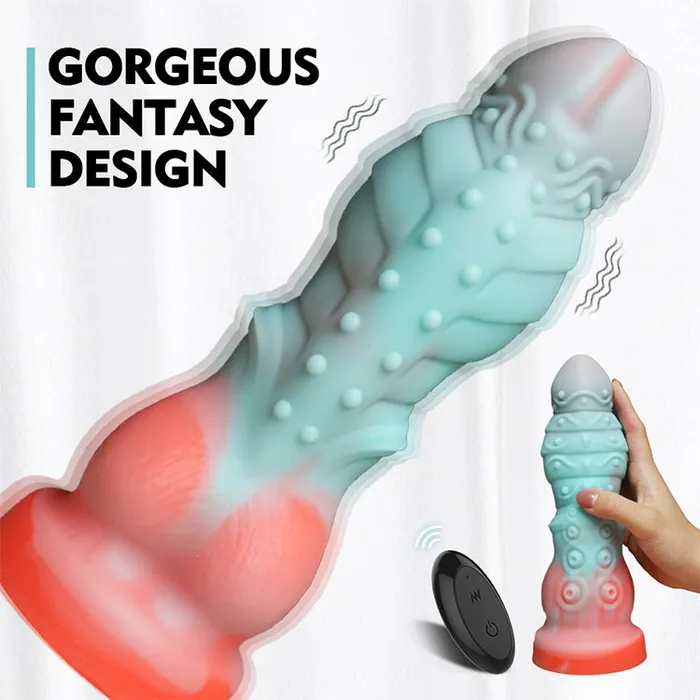 Amovibe Anal 630 inch 16 cm Phantom Touch Remote Vibe Dildo