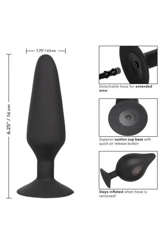 Anal Cal Exotics Cal Exotics Colt XXXL Pumper Plug w Detachable Hose Black