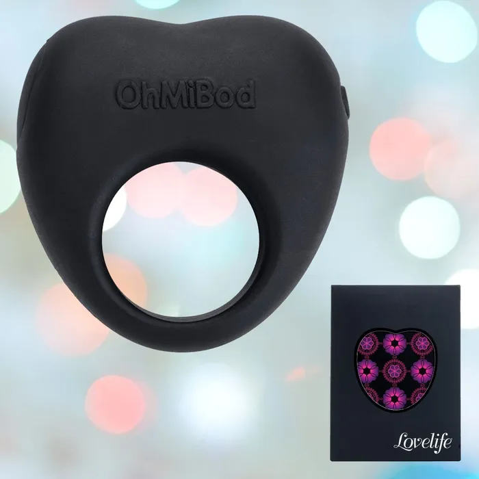 Anal OhMiBod OhMiBod Lovelife Share Couples Ring Vibe Black